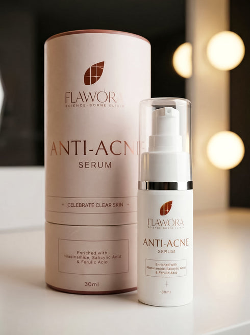 Flawora D Tan Lotion & Anti Acne Serum Combo
