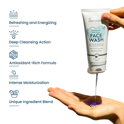 The Skin Story Blueberry Glow Brightening Facewash