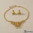 The Lakshmi Heritage Temple Necklace with Jhumkas