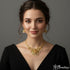 The Lakshmi Heritage Temple Necklace with Jhumkas
