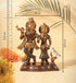 Samskara Home Antique Radha Krishna Brass Idol
