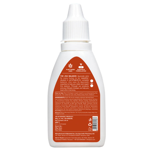 Jiva Ayurveda Anu Oil Nasal Drop