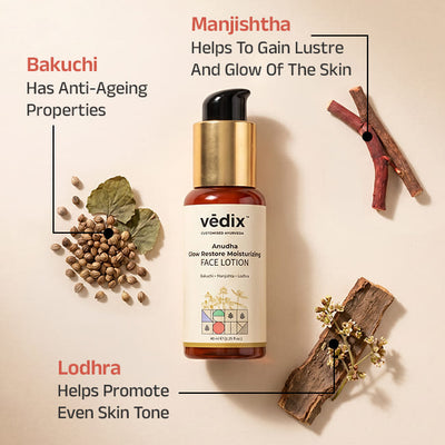 Vedix Anudha Face Lotion With Lodhra & Manjistha 40ml