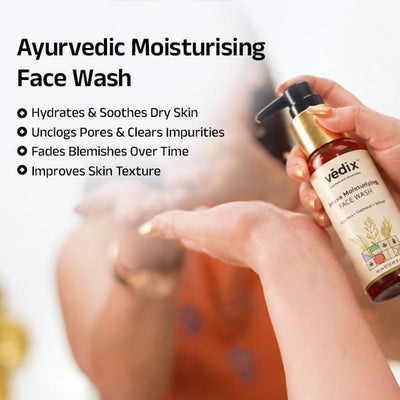 Vedix Anuva Face Wash With Oatmeal & Aloe Vera 60ml
