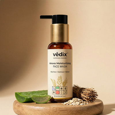 Vedix Anuva Face Wash With Oatmeal & Aloe Vera 60ml