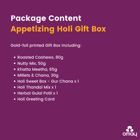 Omay Foods Appetizing Holi Gift Box