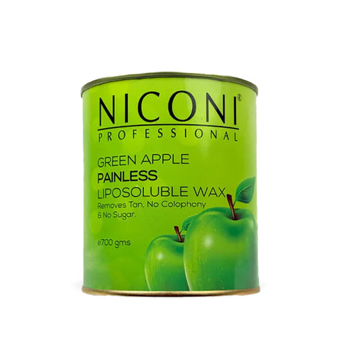 Niconi Painless Liposoluble Hair Removal Wax (Green Apple) 700gms