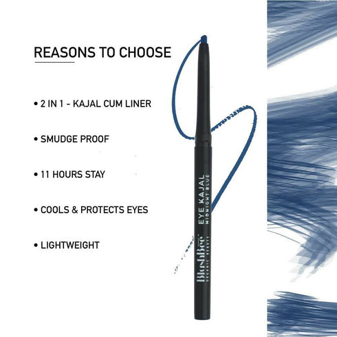 BlushBee Organic Beauty Eye Kajal | Midnight Blue