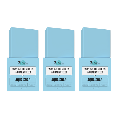 Ghar Soap Aqua Soap 100g
