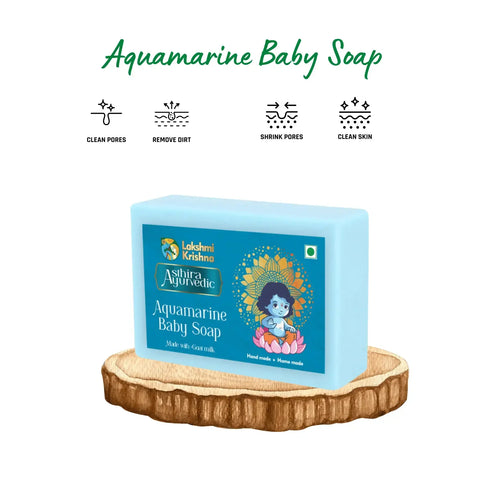 Lakshmi Krishna Naturals Aquamarine Baby Soap