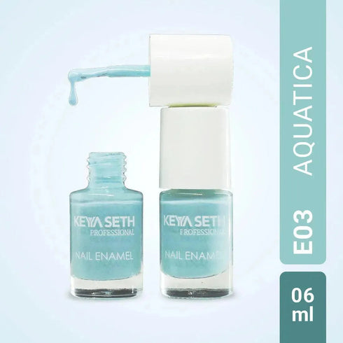 Keya Seth Aromatherapy Flamingo + Aquatica Long Wear Nail Enamel Enriched with Vitamin E & Argan Oil