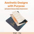 Wiselife Foldable Rubber Yoga Mat 2MM - Printed Collection