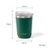 Vahdam Tea Ardour Tumbler Insulated Dark Green