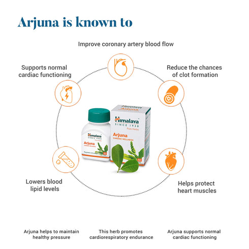 Himalaya Herbals Arjuna Tablets 60Tabs