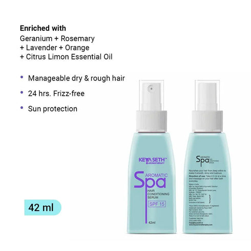 Keya Seth Aromatherapy Aromatic Spa Hair Conditioning Serum SPF 15