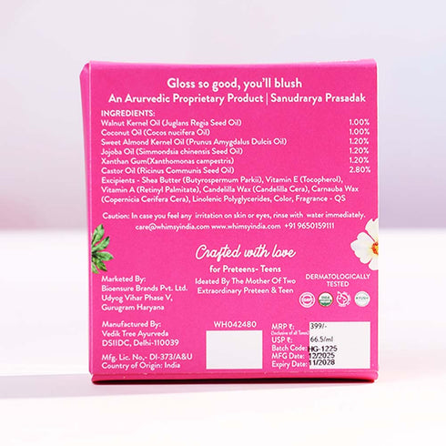 Whimsy Beauty Pink Glitter Gloss