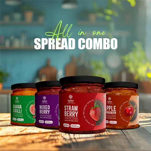 Supreem Super Foods All in One Healthy Spreads Combo