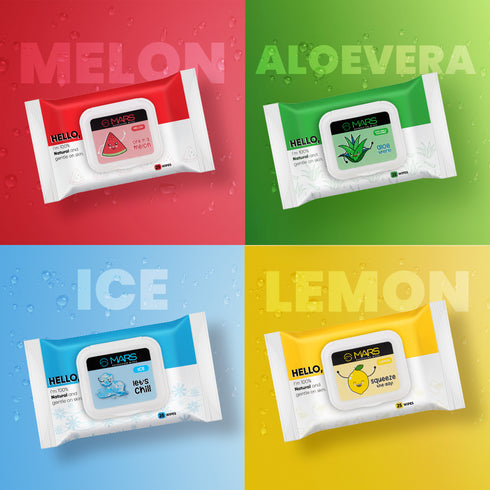 Mars Natural Wet Wipes