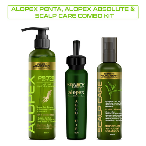 Keya Seth Aromatherapy Complete Treatment Kit For Acute Hair Fall