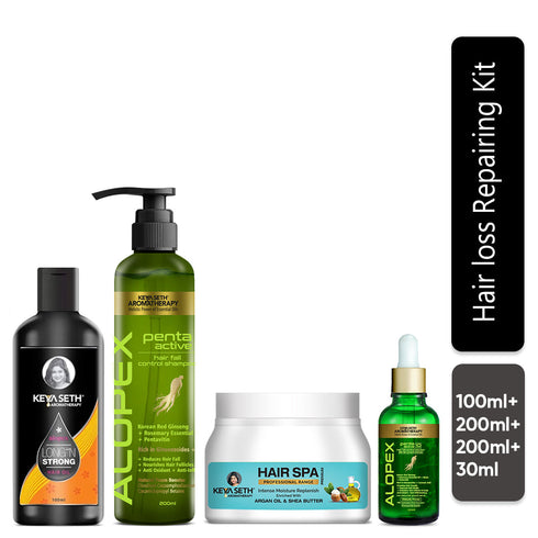 Keya Seth Aromatherapy Hair Loss Repair Kit for Hair Growth & Strength