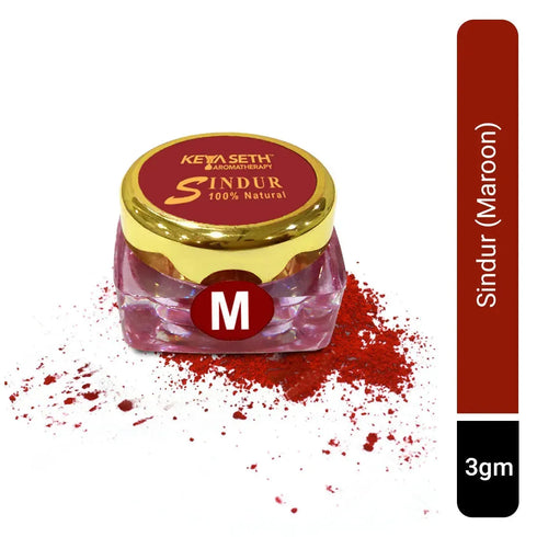Keya Seth Aromatherapy 100% Natural Dust Sindoor Maroon