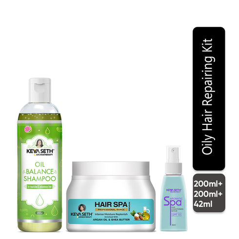 Keya Seth Aromatherapy Oily Hair Repair Kit