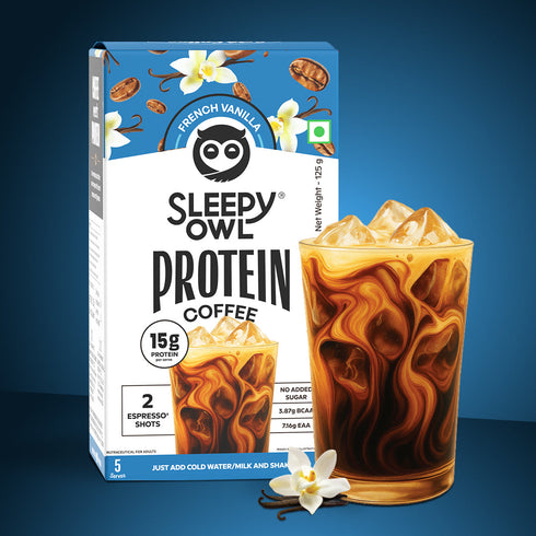 Sleepy Owl Coffee Protein Cold Coffee - Vanilla