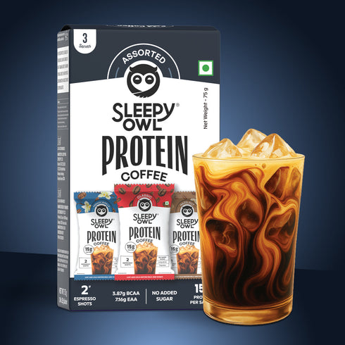 Sleepy Owl Coffee Assorted Protein Coffee Powder