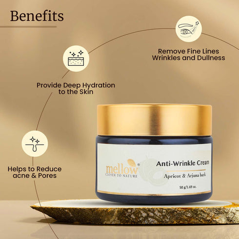 Mellow Herbals Ayurvedic Anti-Wrinkle Skin Firming Cream (50Gm)
