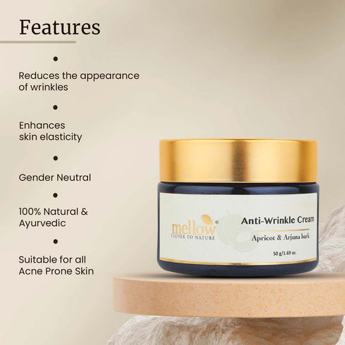 Mellow Herbals Ayurvedic Anti-Wrinkle Skin Firming Cream (50Gm)
