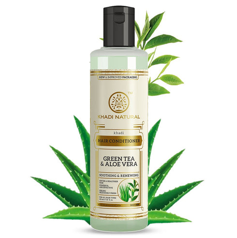 Khadi Natural Green Tea And Aloevera Herbal Hair Conditioner