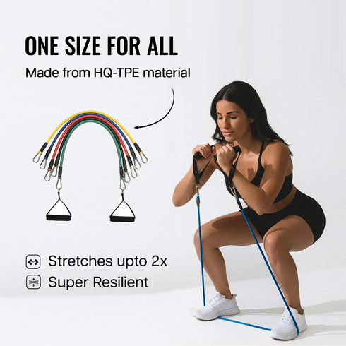 Wiselife Resistance Tube Set of 5