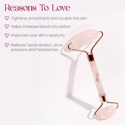 Milagro Beauty Rose Quartz Roller