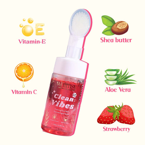 Whimsy Beauty Whismy Clean Vibes Foaming Face Wash