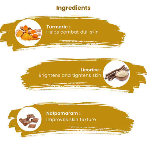 Dhathri Ayurveda Herbal Fairness Turmeric Face Wash