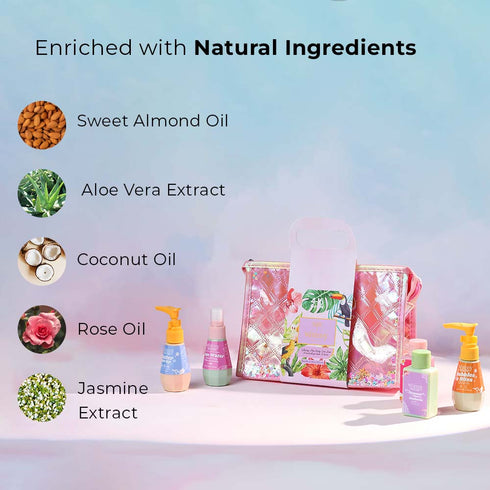 Whimsy Beauty Mini Body Care Love Pouch Kit For Kids & Teens