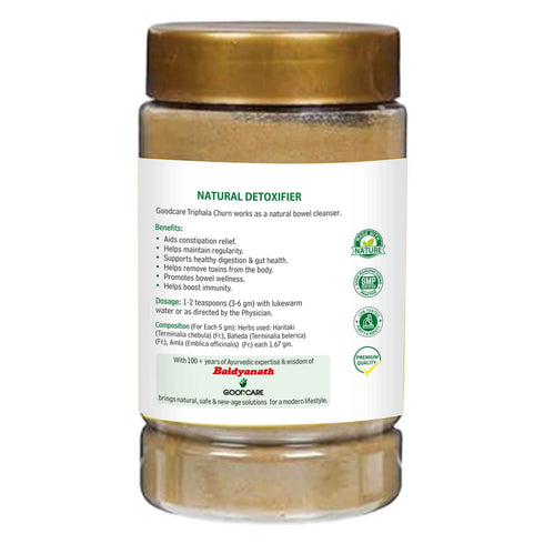 Goodcare Triphala Churna Ayurvedic Laxative & Detox for Healthy Digestion