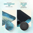 Wiselife PU Printed & Natural Rubber Yoga Mat - 6mm Deep Ocean