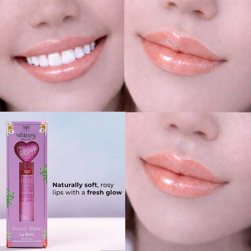Whimsy Beauty Sweet Shine- Lip Balm (Peach)