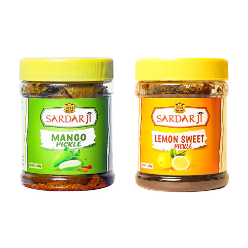 Sardar Ji Papad Mango and Sweet Lemon Combo Pack
