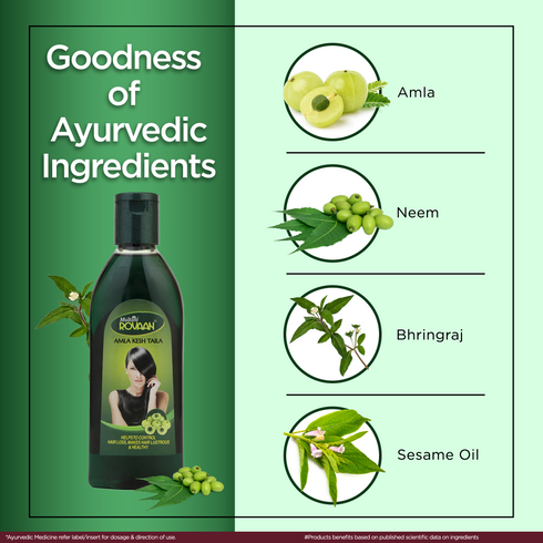 Multani Pharmaceuticals Limited Multani Rovaan Amla Kesh Taila Helps to Control Hair Loss Makes Hair Lustrous & Healthy