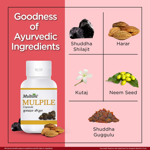 Multani Pharmaceuticals Limited Multani mulpile Capsule For useful in piles & constipation