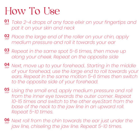 Milagro Beauty Rose Quartz Roller