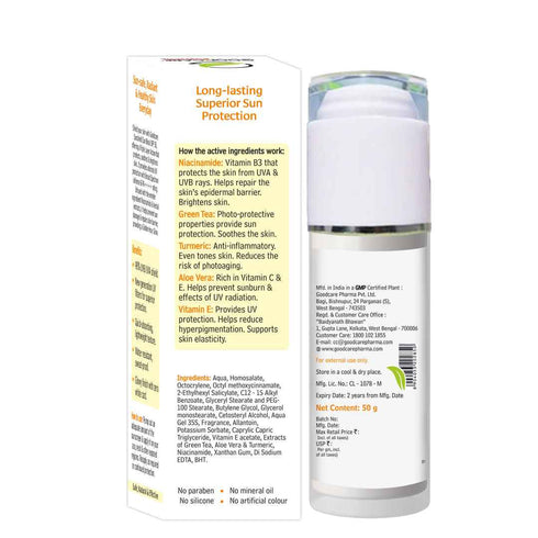 Goodcare Sun Block Sunscreen With SPF 50 PA ++++
