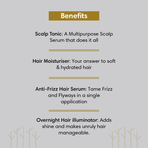 Theearthcollective in Best Sellers Mini Pack Scalp Tonic Hair Moisturiser Overnight Hair Illuminator & Anti Frizz Hair Serum