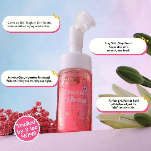 Whimsy Beauty Whismy Clean Vibes Foaming Face Wash