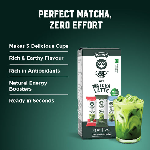 Sleepy Owl Coffee Assorted Iced Matcha Premix