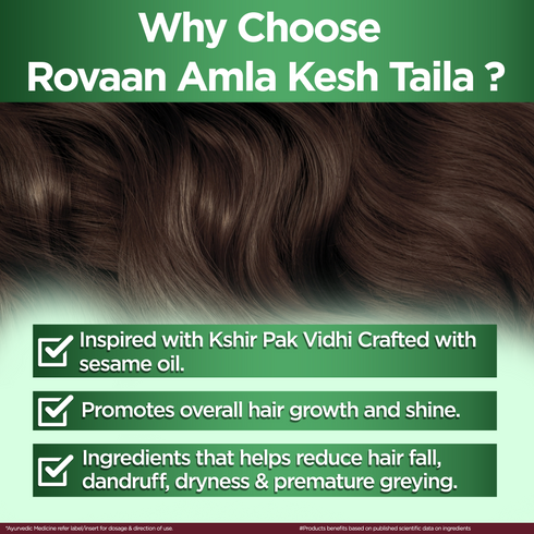 Multani Pharmaceuticals Limited Multani Rovaan Amla Kesh Taila Helps to Control Hair Loss Makes Hair Lustrous & Healthy