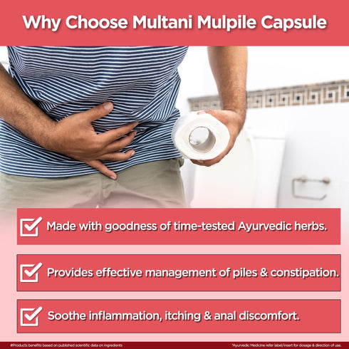 Multani Pharmaceuticals Limited Multani mulpile Capsule For useful in piles & constipation