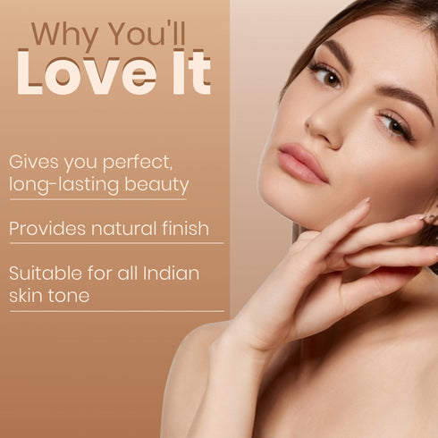 Colors Queen Real Base Oil Free Waterproof Foundation | 40 ML